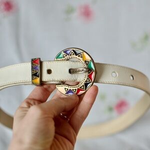 RODIER vintage cream belt